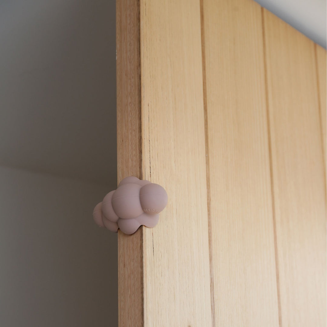 DESIGNSTUFF CUBI Cloud Door Stop, Clay