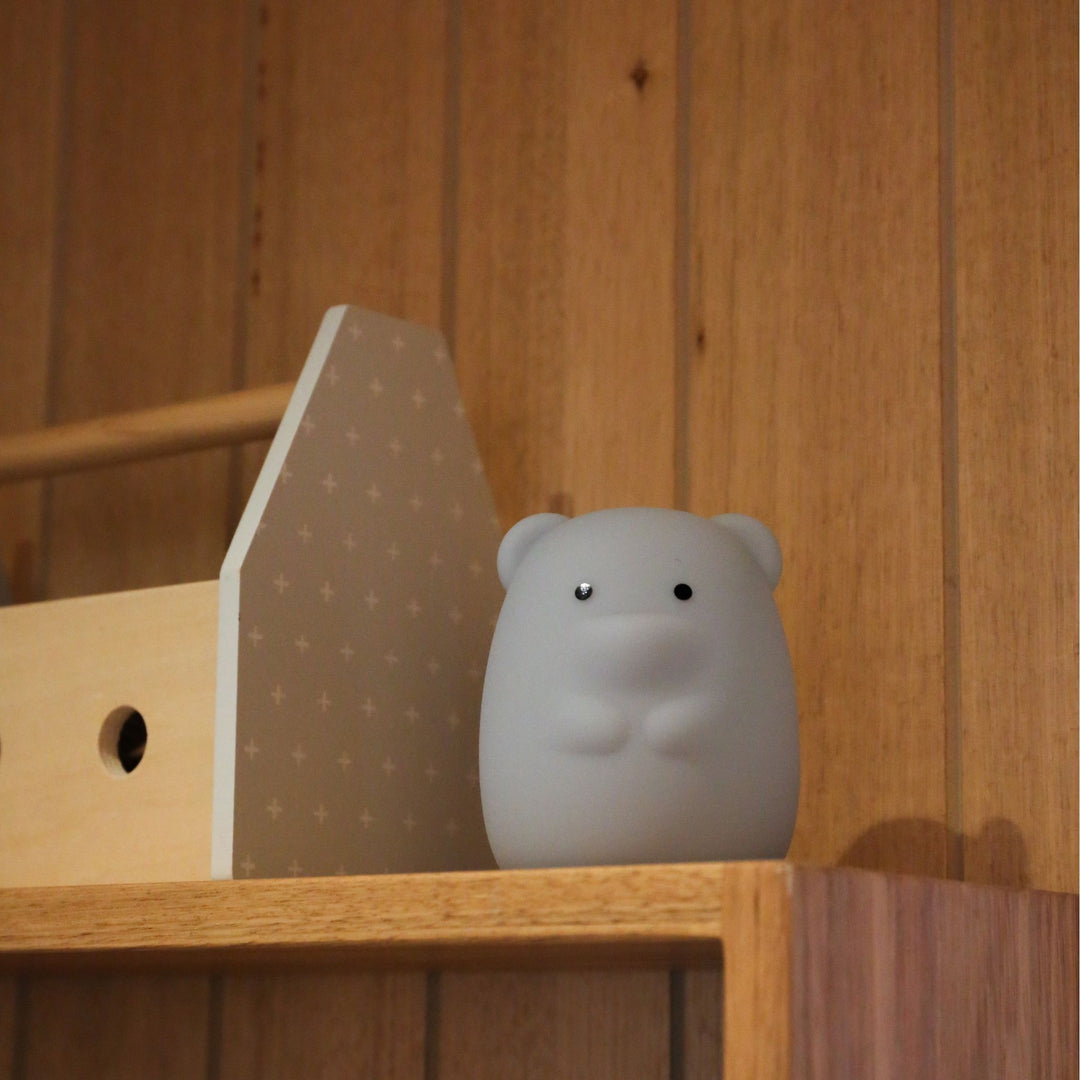 DESIGNSTUFF LUMA Little Bear Night Lamp, Mist