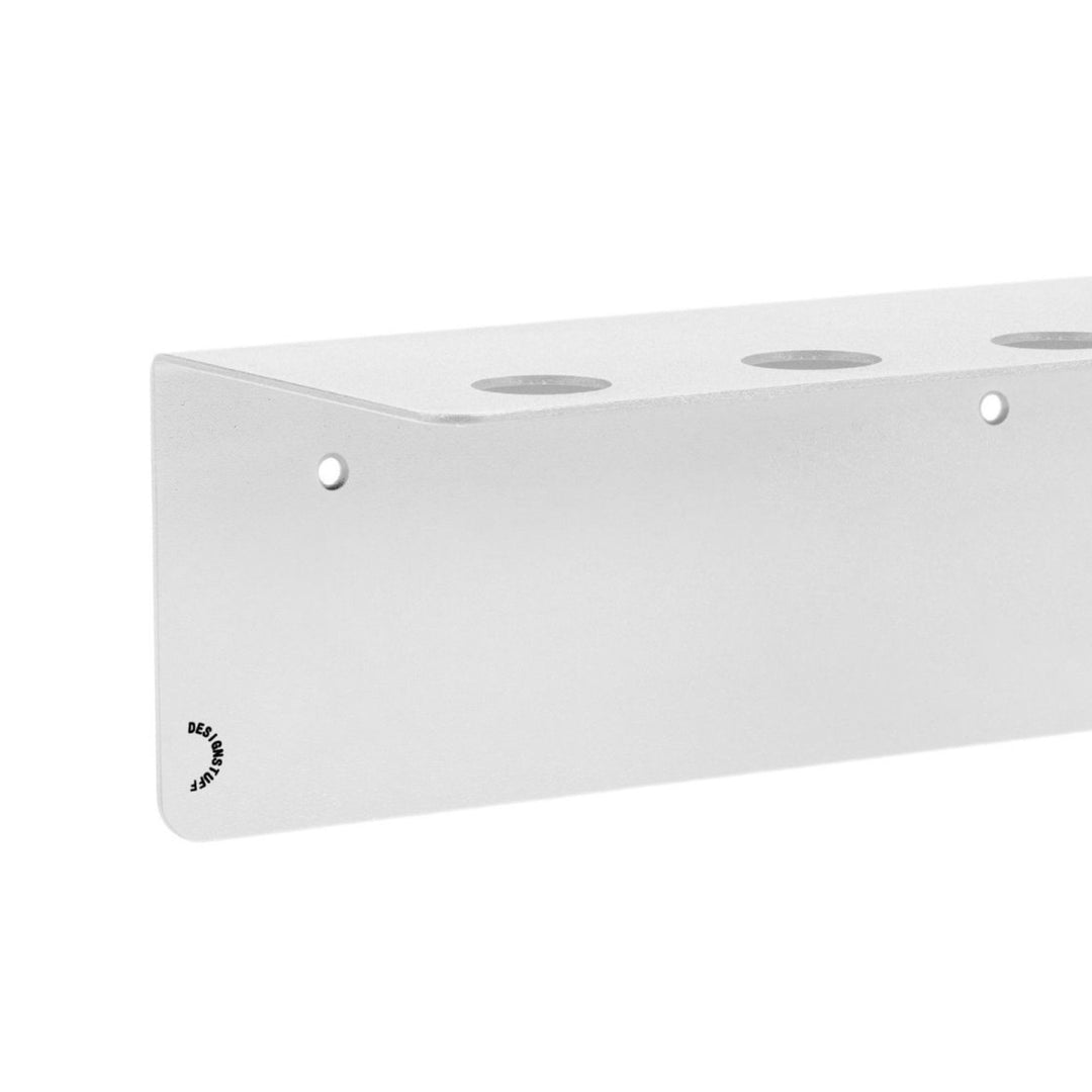 DESIGNSTUFF Shelf w/ Triple Soap Dispenser Holder, L40 cm, White