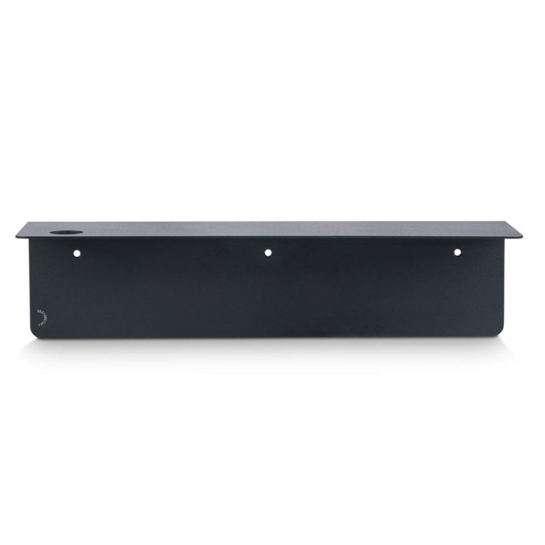 DESIGNSTUFF Shelf w/ Single Soap Dispenser Holder, L40 cm, Black