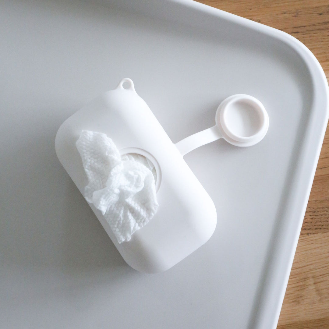 DESIGNSTUFF CUBI Wet Wipes Cover, Chalk