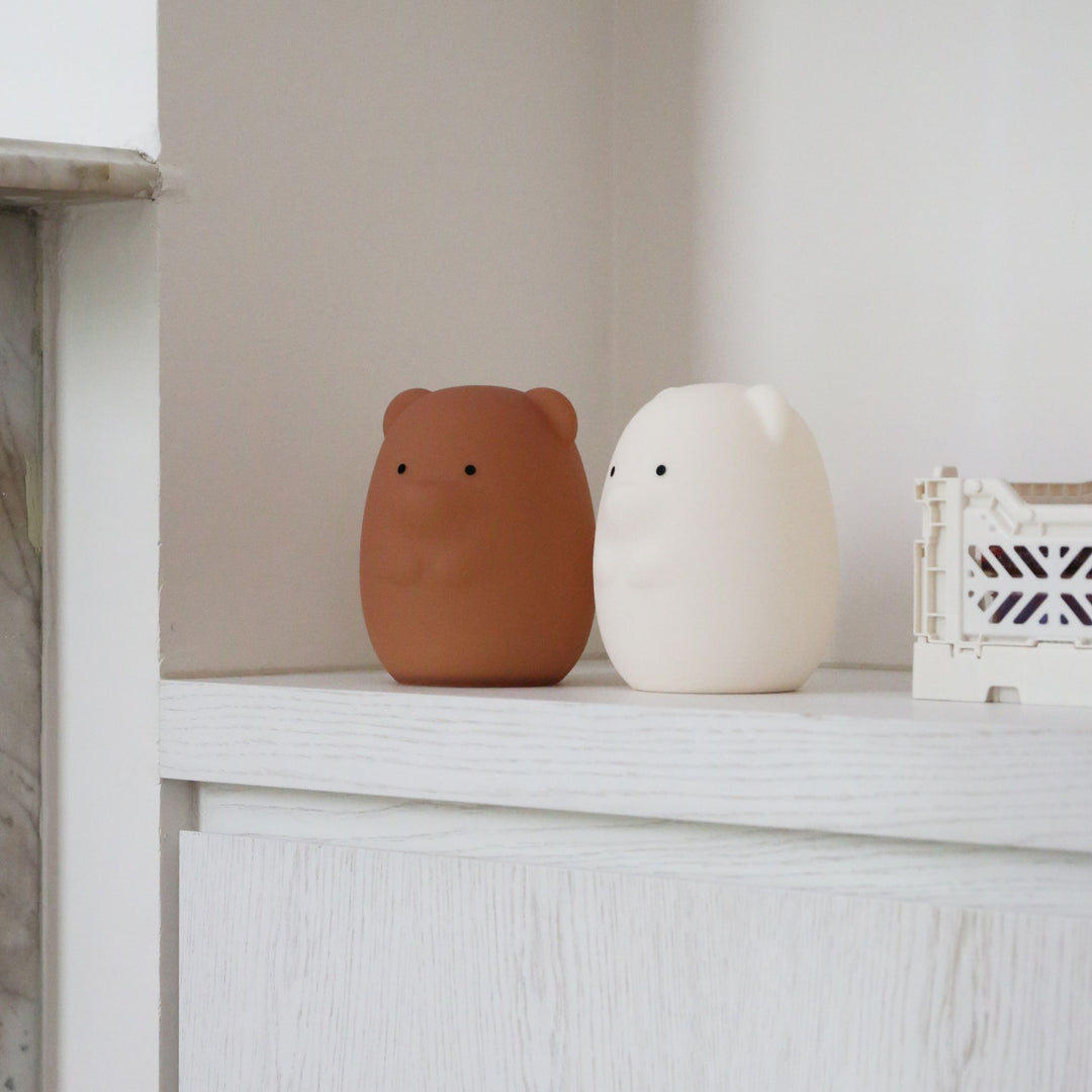 DESIGNSTUFF LUMA Bear Night Lamp, Camel