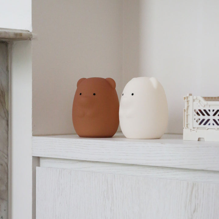 DESIGNSTUFF LUMA Bear Night Lamp, Camel
