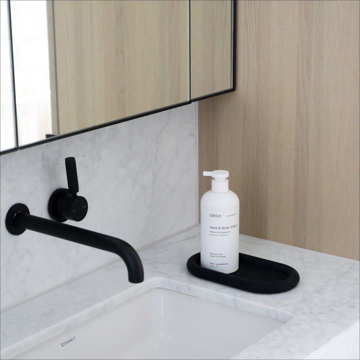 DESIGNSTUFF RUND Bubble Tray, 22cm, Black
