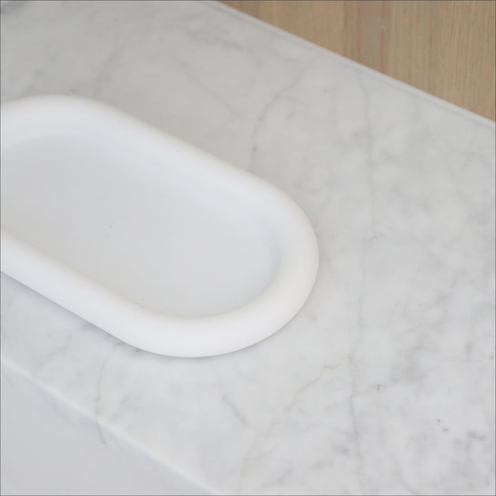 DESIGNSTUFF RUND Bubble Tray, 22cm, White