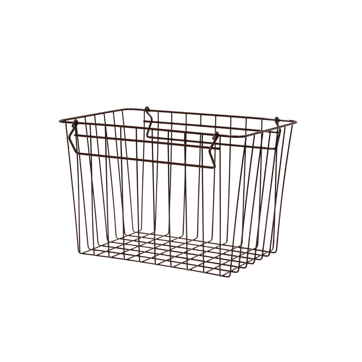 DESIGNSTUFF FORMA Metal Basket S, Burgundy