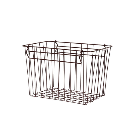 DESIGNSTUFF FORMA Metal Basket S, Burgundy