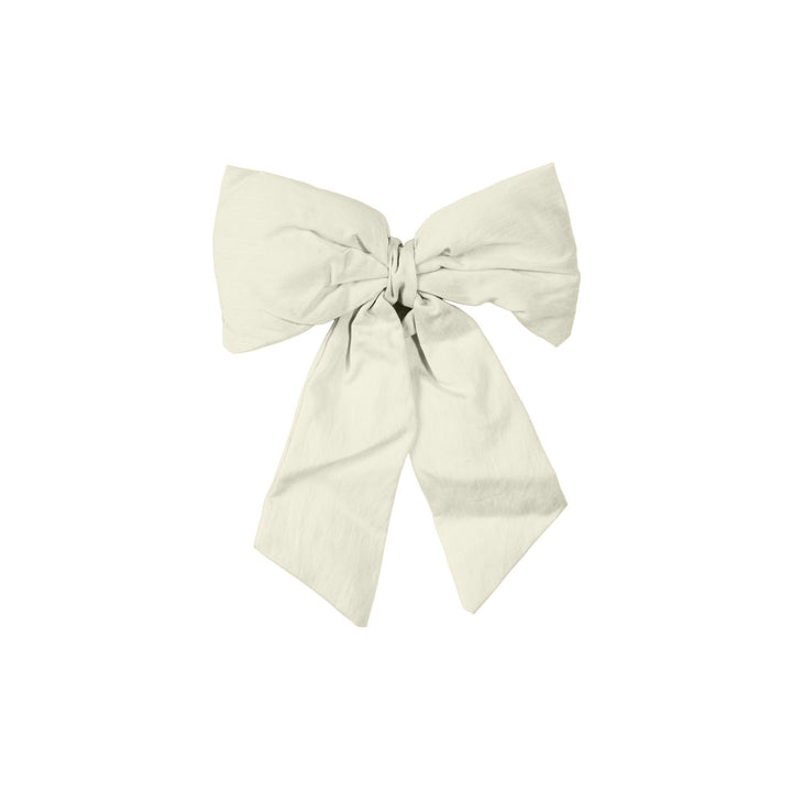 DESIGNSTUFF LUVA Bow w/ Tree Clip, Cream