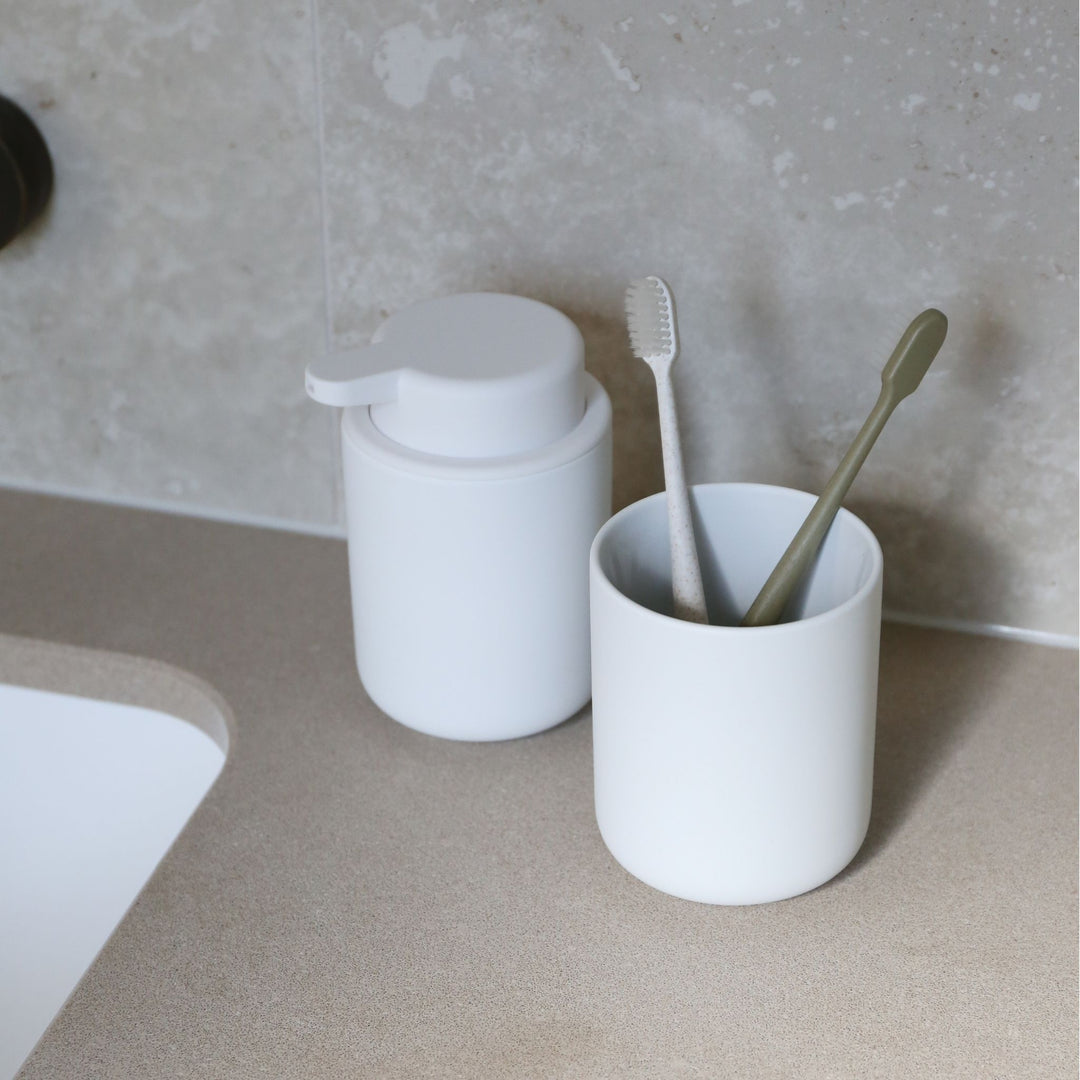 DESIGNSTUFF Wheatstraw Toothbrush, Sand