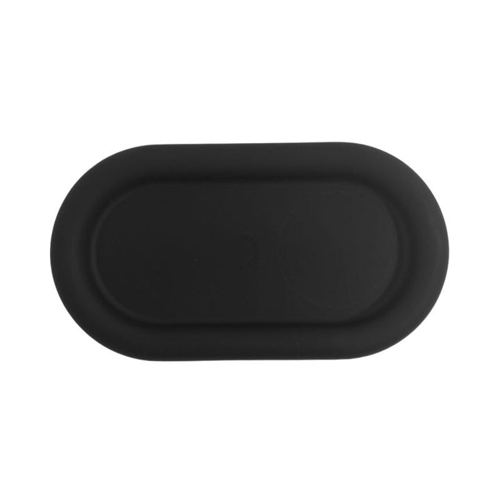 DESIGNSTUFF RUND Bubble Tray, 22cm, Black