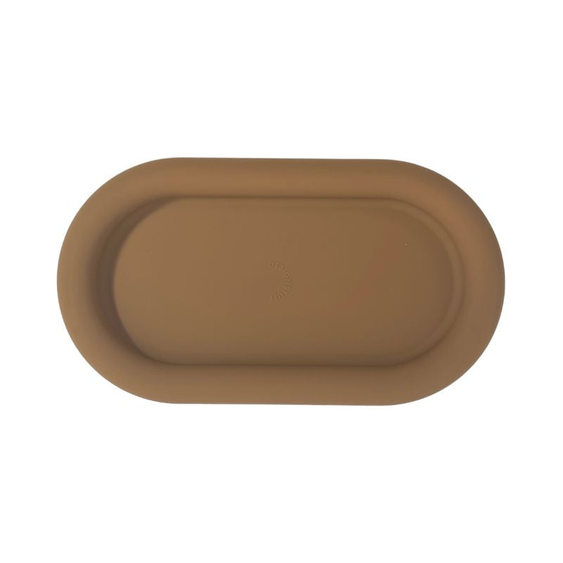 DESIGNSTUFF RUND Bubble Tray, 22cm, Camel