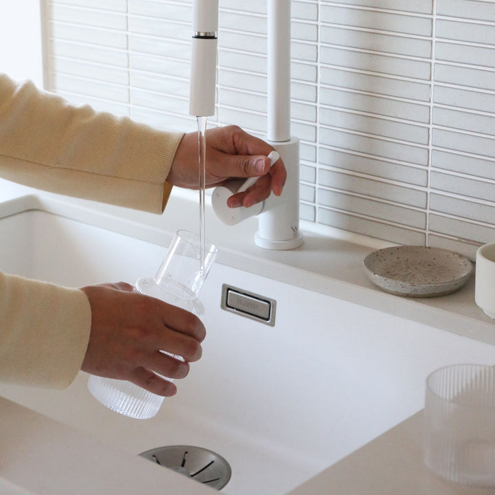 FERM LIVING Ripple Carafe Set, Clear