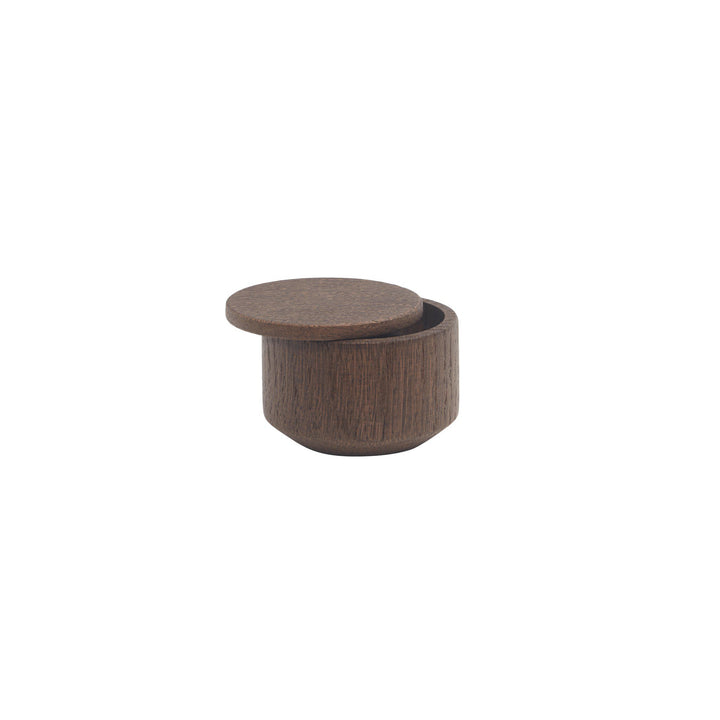 EKTA LIVING 'Salt Me' Salt Dish, Smoked Oak
