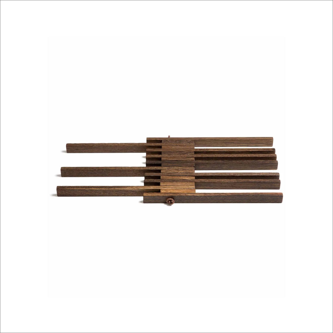 EKTA LIVING Table Frame Trivet, Smoked Oak