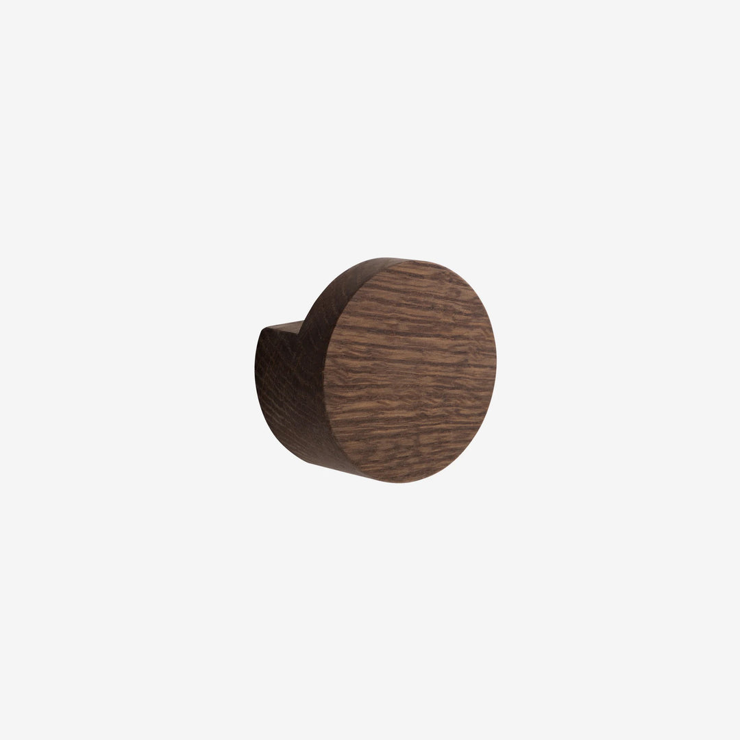 EKTA LIVING Wood Knot Hook, Large, Smoked Oak