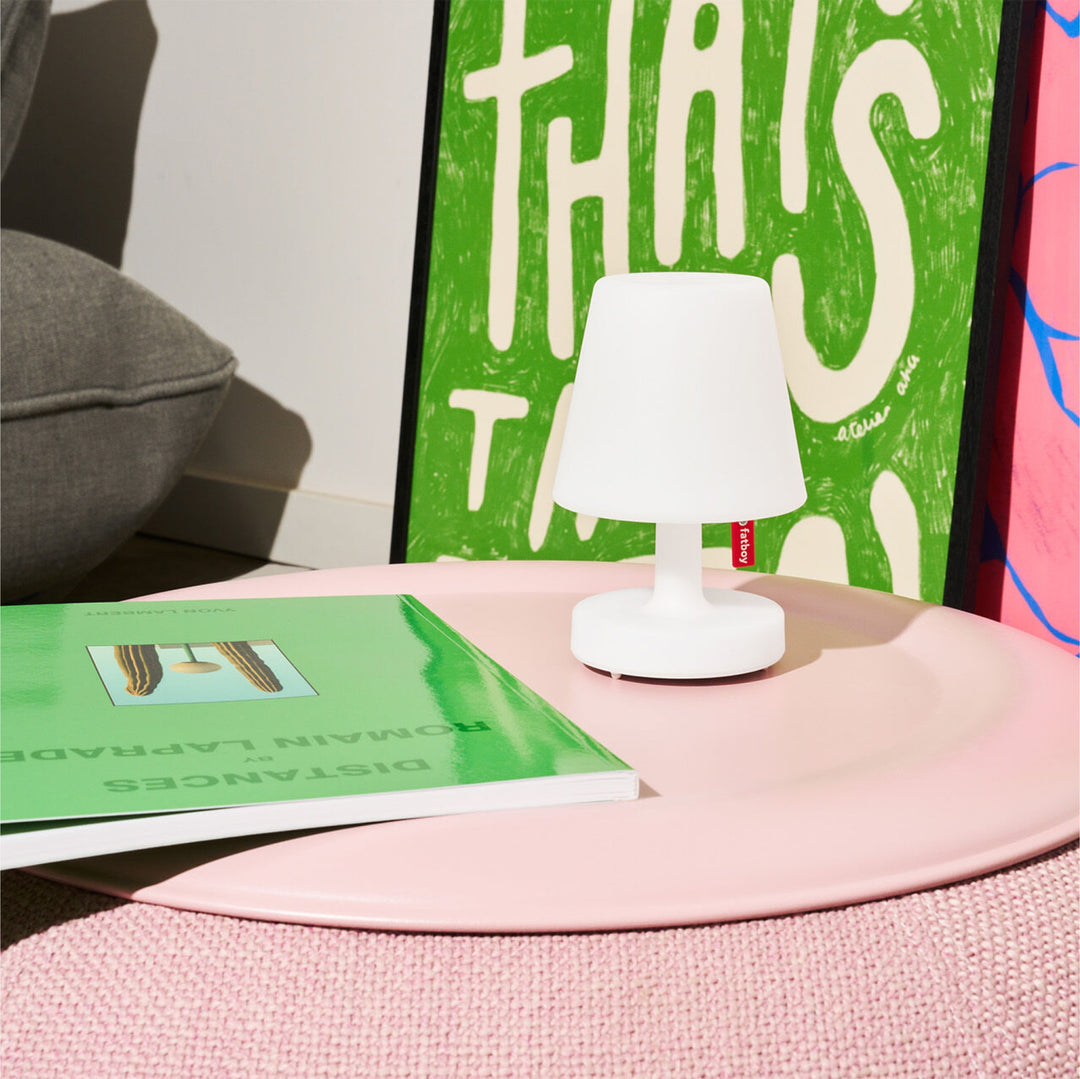 FATBOY Edison La Surprise Rechargeable Table Lamp, H15cm, White