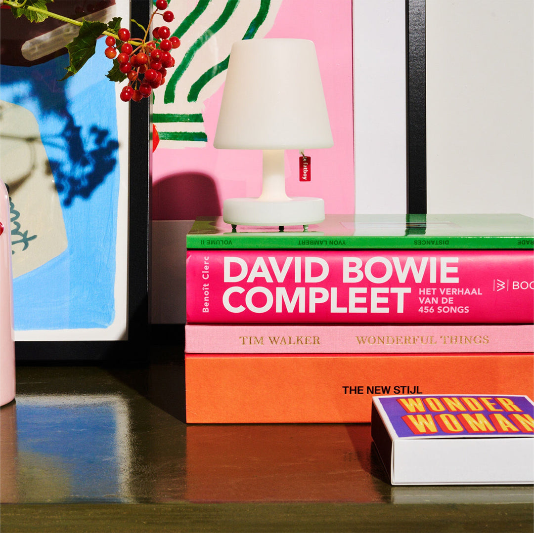 FATBOY Edison La Surprise Rechargeable Table Lamp, H15cm, White