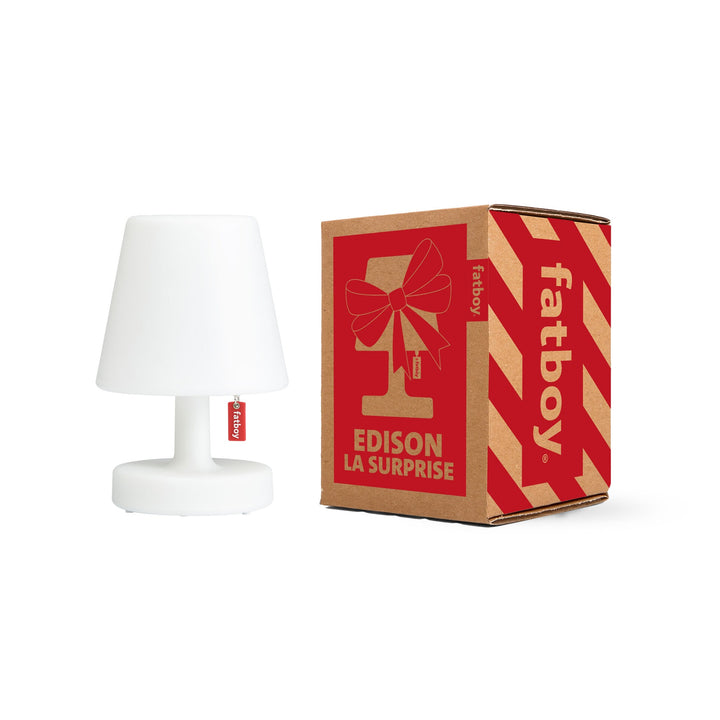 FATBOY Edison La Surprise Rechargeable Table Lamp, H15cm, White