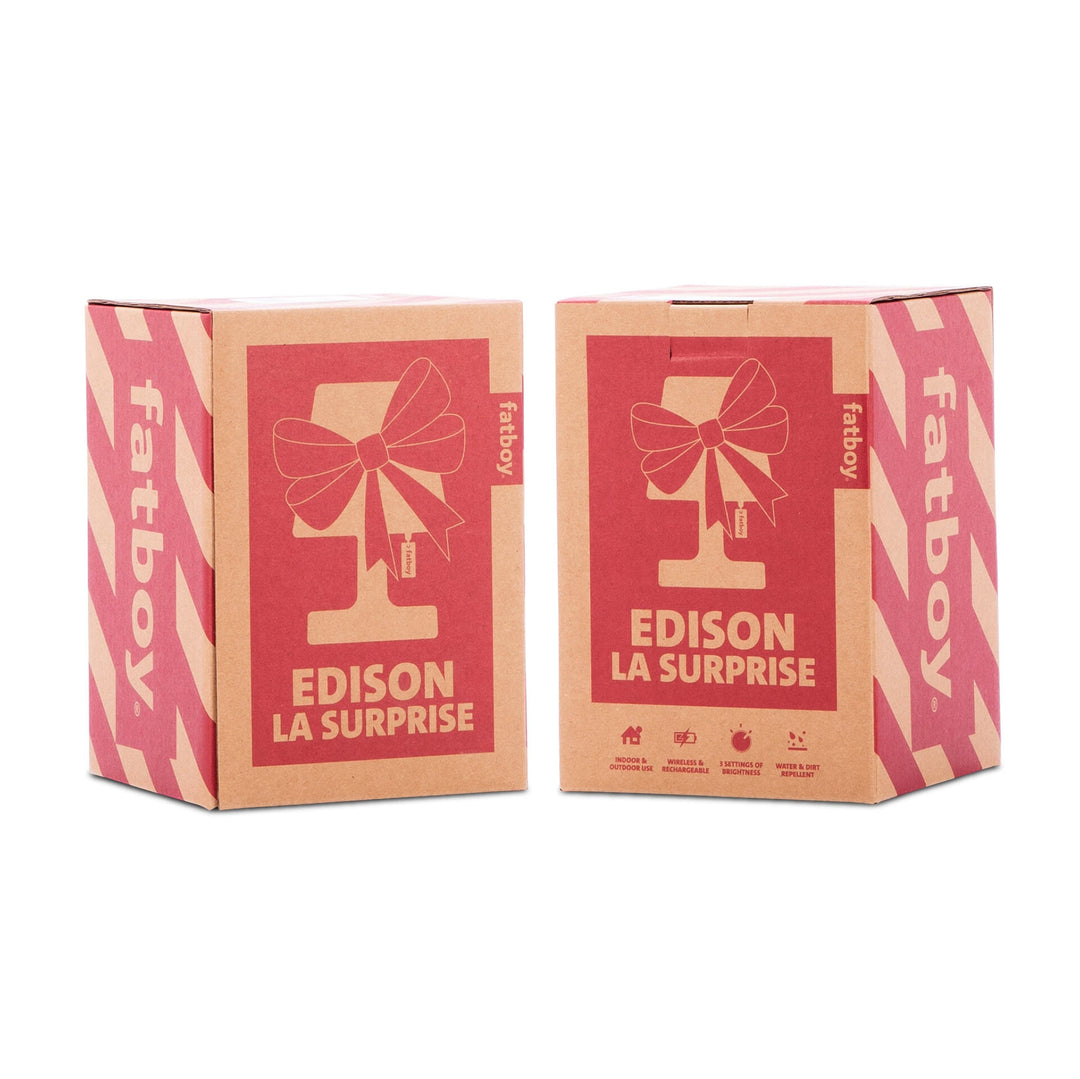 FATBOY Edison La Surprise Rechargeable Table Lamp, H15cm, White