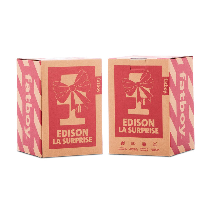 FATBOY Edison La Surprise Rechargeable Table Lamp, H15cm, White