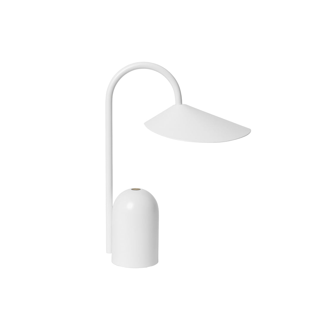 FERM LIVING Arum Portable Lamp, White