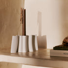 FERM LIVING Dedali Candle Holder, Off-White