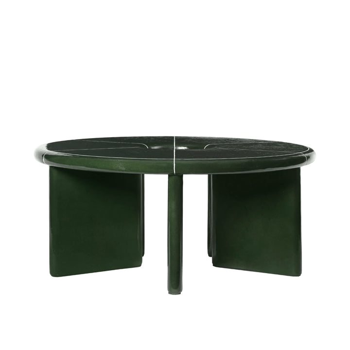 PRE-ORDER │ FERM LIVING Deya Coffee Table D80cm, Dark Green