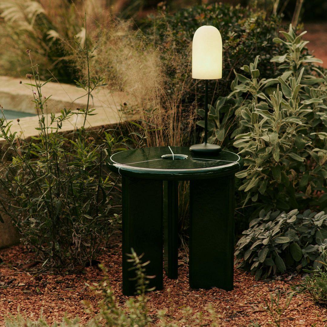 FERM LIVING Deya Side Table D47cm, Dark Green