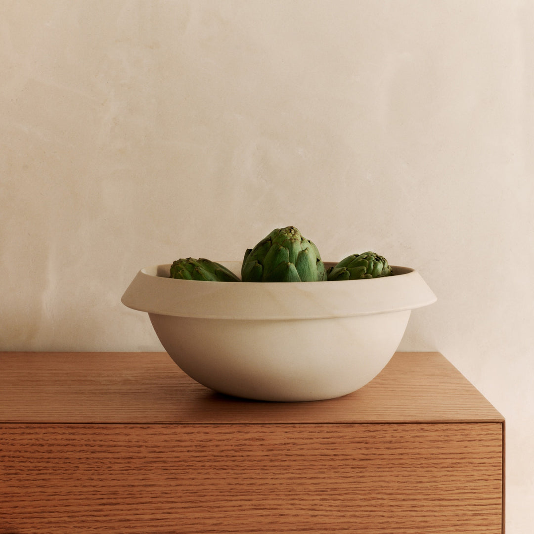 FERM LIVING Erena Serving Bowl, D32cm, Cream