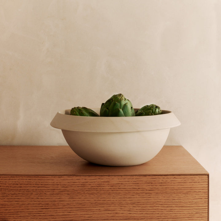 FERM LIVING Erena Serving Bowl, D32cm, Cream