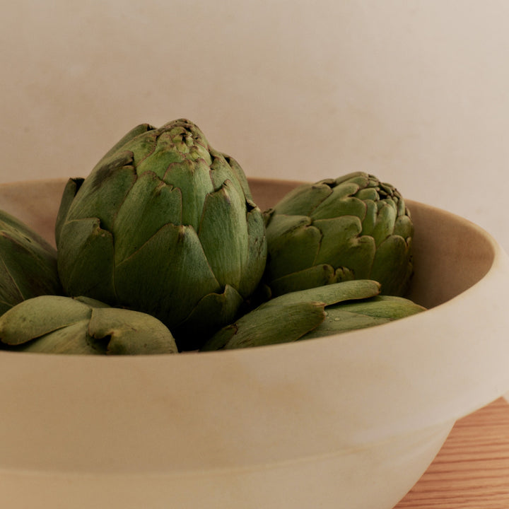 FERM LIVING Erena Serving Bowl, D32cm, Cream