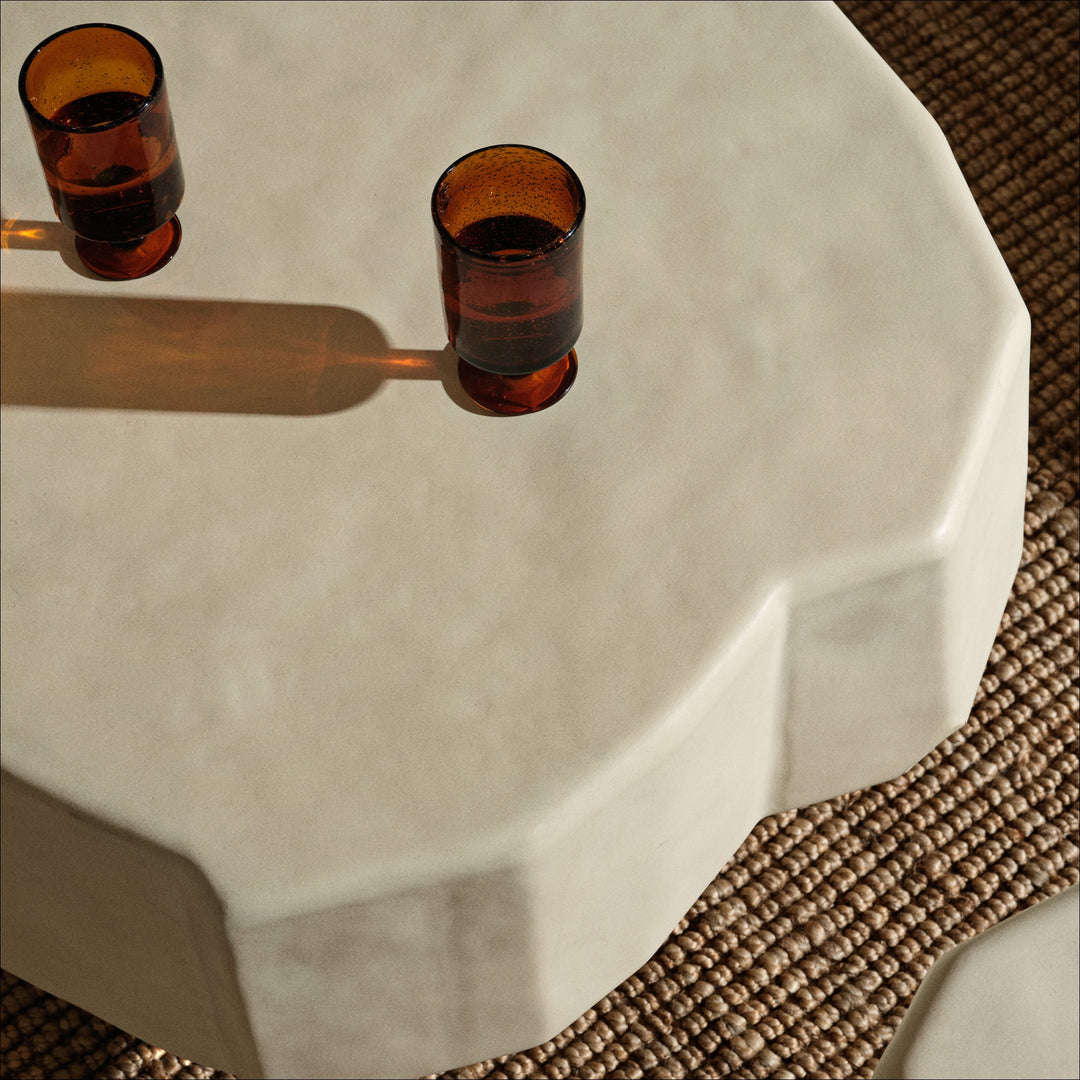 PRE-ORDER │ FERM LIVING Staffa Coffee Table, Large, Ivory