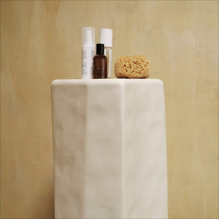 PRE-ORDER │ FERM LIVING Staffa Pedestal, Ivory