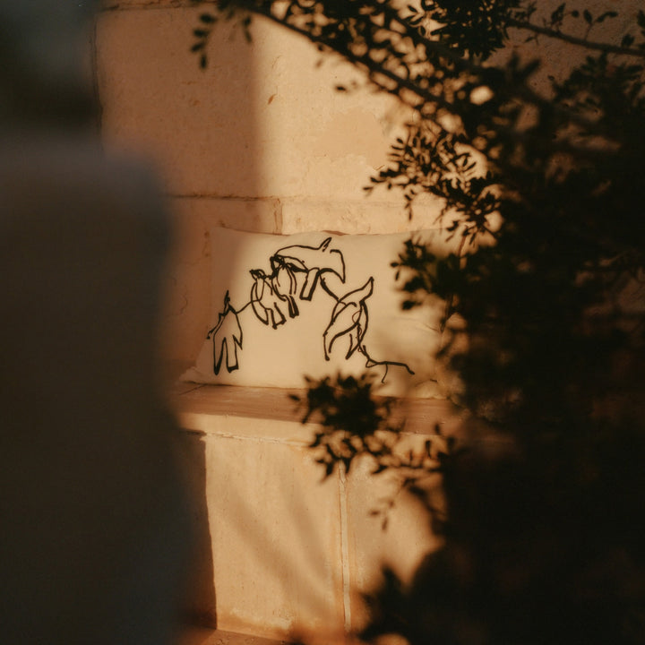 FERM LIVING Vuelo Cushion, Natural