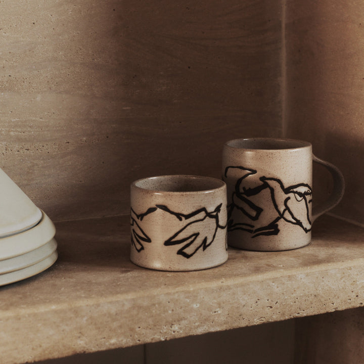 FERM LIVING Vuelo Mug, Cream