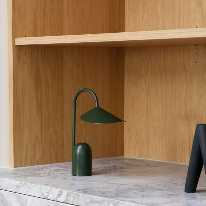 FERM LIVING Arum Portable Lamp, Grass Green