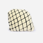 HAUS ÜGER Grid Cushion, 42x40cm, Off-White