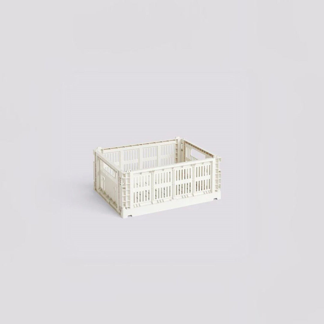 HAY Colour Storage Crate V2, Medium, Off White