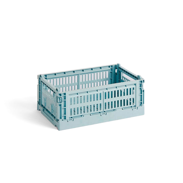 HAY Colour Storage Crate V2, Small, Dusty Blue