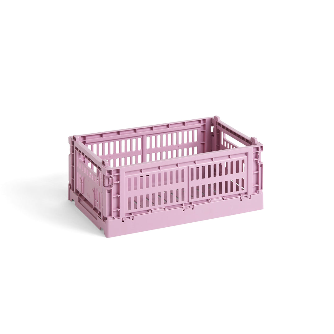 HAY Colour Storage Crate V2, Small, Dusty Rose
