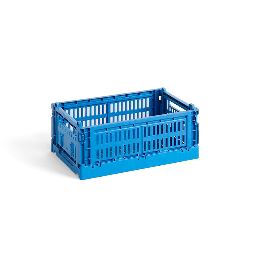 HAY Colour Storage Crate V2, Small, Electric Blue