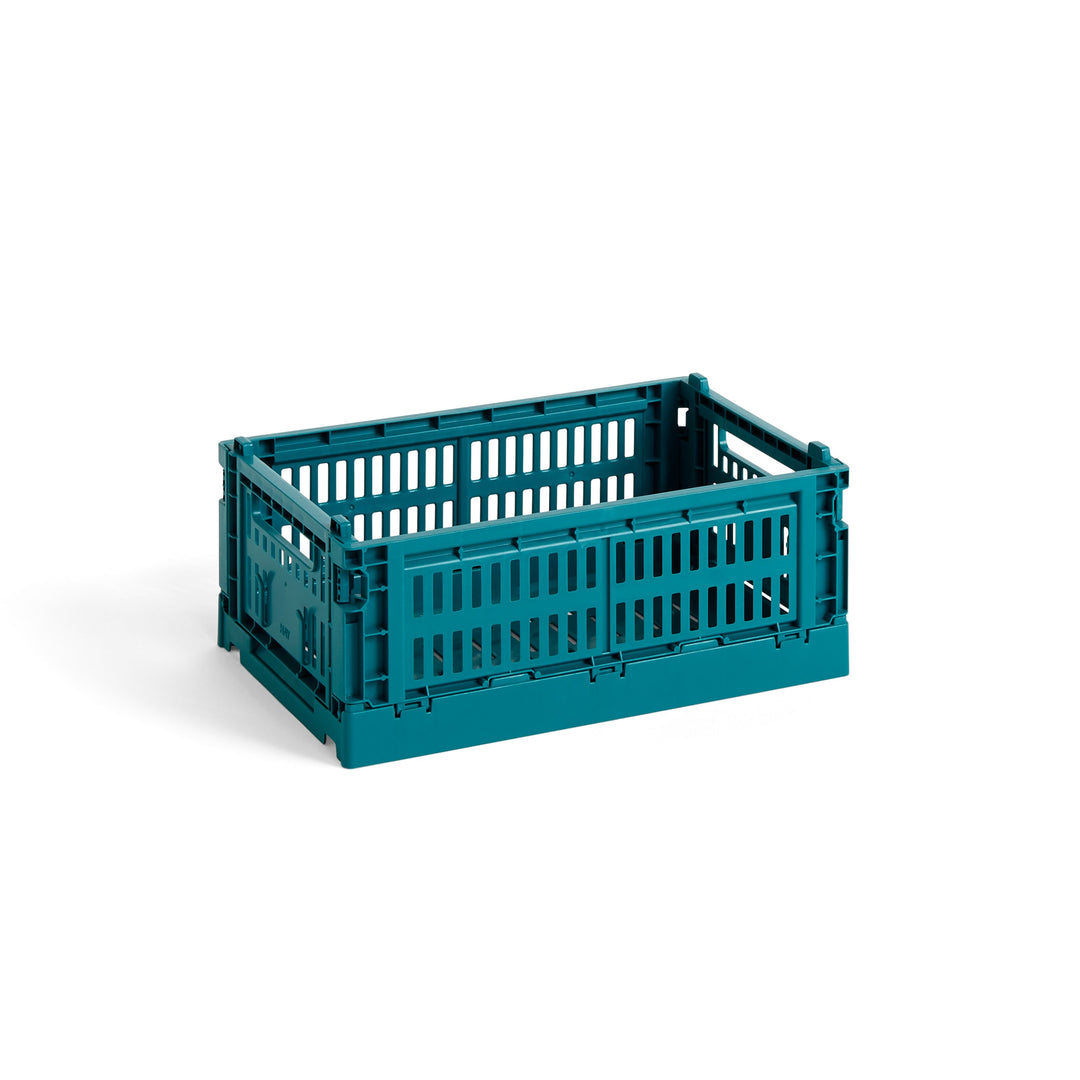 HAY Colour Storage Crate V2, Small, Ocean Green