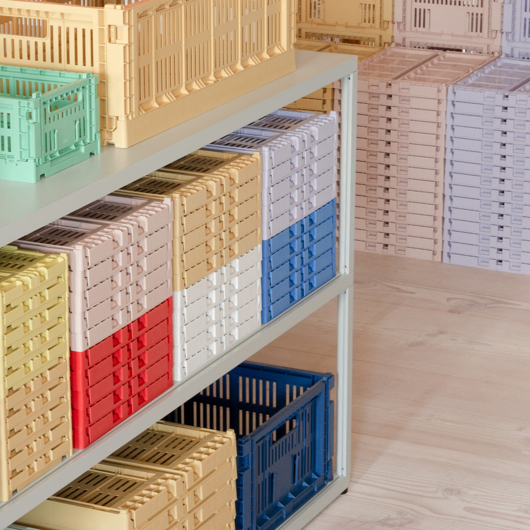 HAY Colour Storage Crate V2, Small, Ocean Green