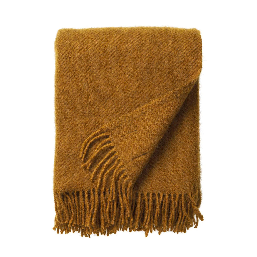 KLIPPAN Gotland Throw Blanket, Caramel
