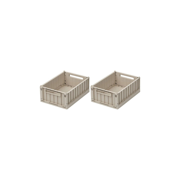LIEWOOD Weston Storage Box, S, Sandy (Set of 2)