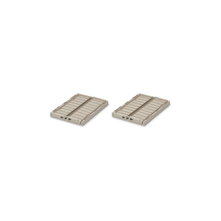 LIEWOOD Weston Storage Box, S, Sandy (Set of 2)