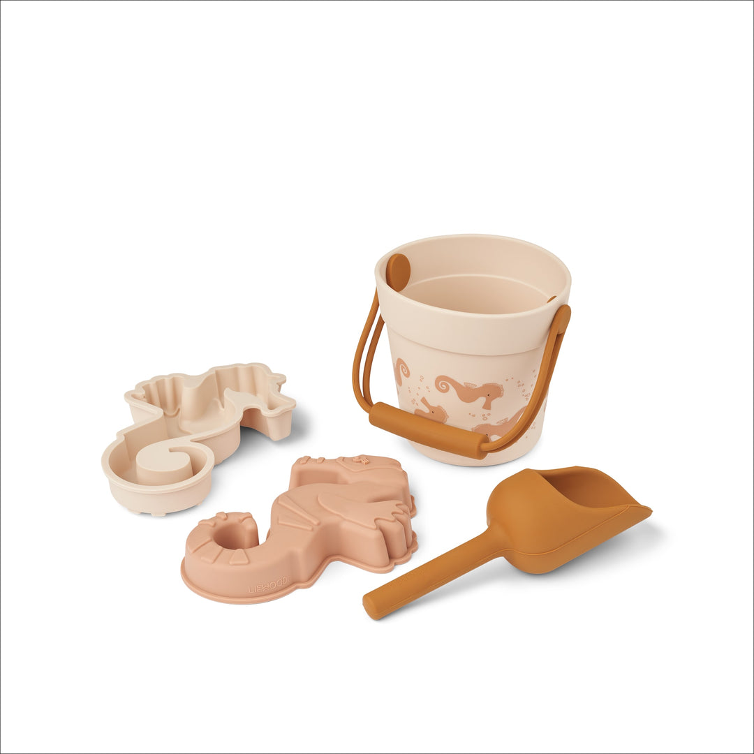LIEWOOD Kit Mini Seahorse Beach Set, Seahorse/Apple Blossom