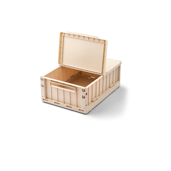 LIEWOOD Weston Storage Crate/Bed Roller w/Lid, Sandy