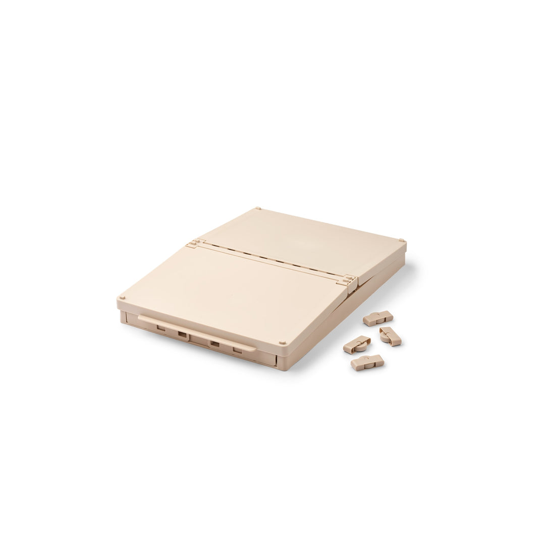 LIEWOOD Weston Storage Crate/Bed Roller w/Lid, Sandy