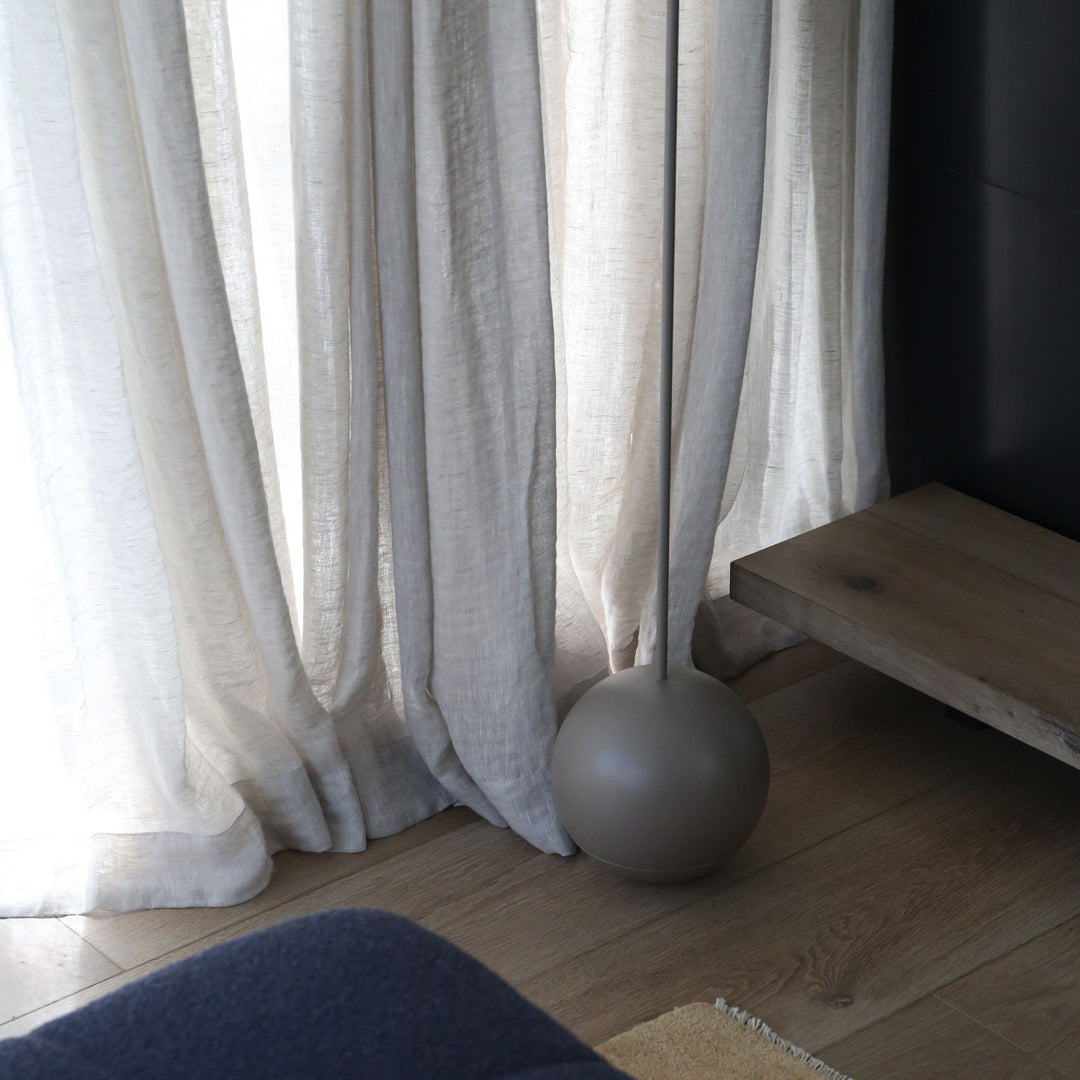 MADE BY PEN Sway Floor Lamp, Warm Grey